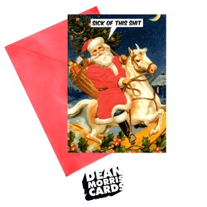 Поздравителна картичка "Писна ми от Коледа"